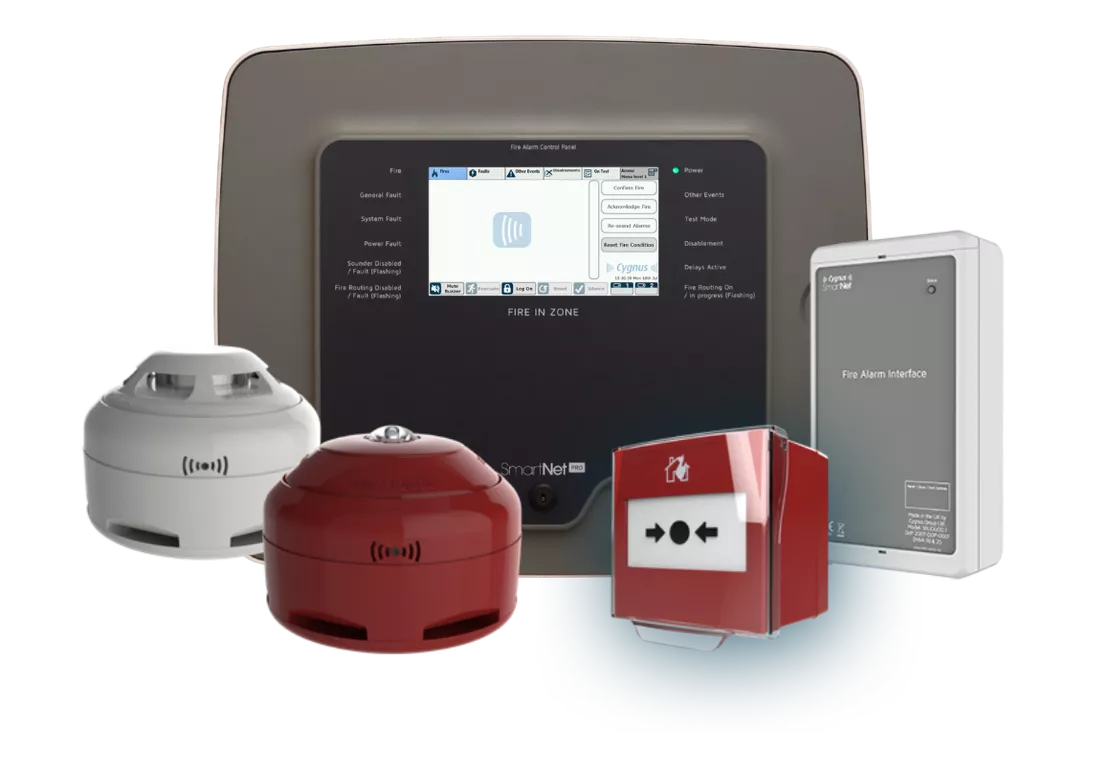 Cygnus wireless fire detection device